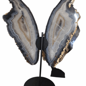 Agaat Vlinder op standaard 990gram