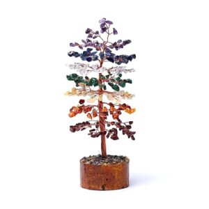 Edelsteenboom 7 chakras - 23 cm