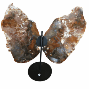 Agaat Vlinder op standaard 1144gram nr.2
