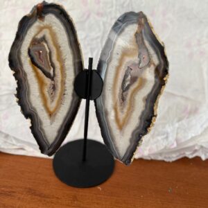 Agaat Vlinder op standaard 920gram nr.13