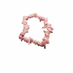 Roze Opaal Split Armband Elastisch