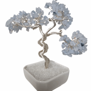 Edelstenenboom Aquamarijn 16cm