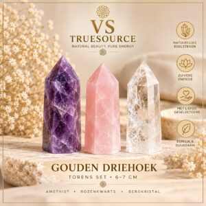 Gouden Driehoek Torens 7 cm – 3-delige set