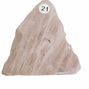 Roze Kwarts schijfje nr. 21