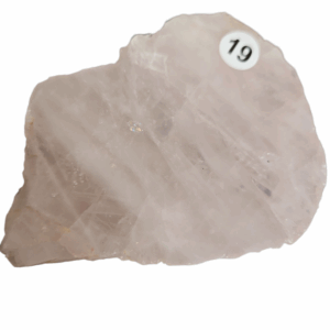 Roze Kwarts schijfje nr. 19