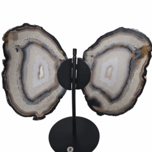 Agaat Vlinder op standaard 527gram 19cm nr. 8