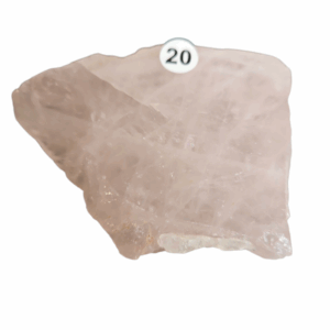 Roze Kwarts schijfje nr. 20