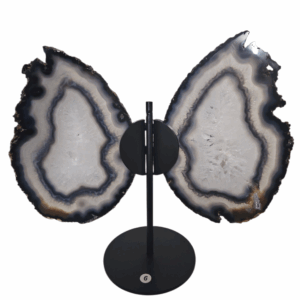 Agaat Vlinder op standaard 579gram 20cm nr. 6