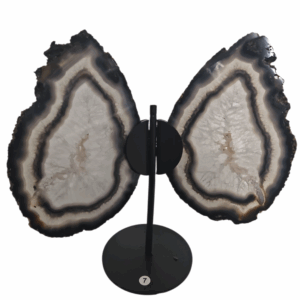 Agaat Vlinder op standaard 639gram 20cm nr. 7