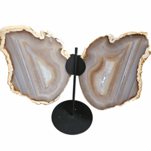 Agaat Vlinder op standaard 1090gram 26cm nr. 90