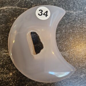 Agaat Maan met Druzzie 5.5-6cm nr.34