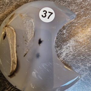 Agaat Maan met Druzzie 5.5-6cm nr. 37