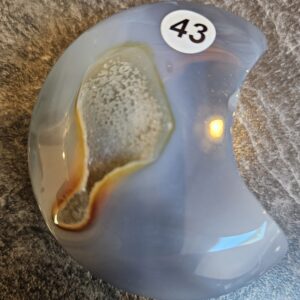 Agaat Maan met Druzzie 5.5-6cm nr. 43