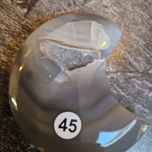 Agaat Maan met Druzzie 5.5-6cm nr. 45