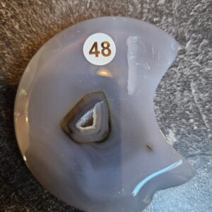 Agaat Maan met Druzzie 5.5-6cm nr. 48