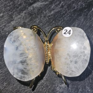 Agaat Vlinder mini naturel nr.24