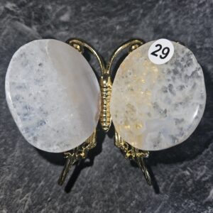 Agaat Vlinder mini naturel nr.29