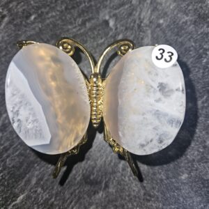 Agaat Vlinder mini naturel nr.33