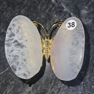 Agaat Vlinder mini naturel nr.38