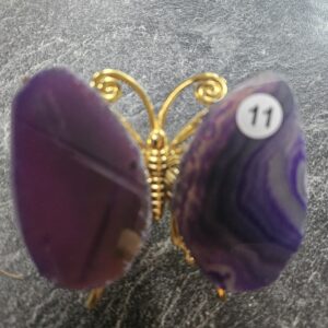 Agaat Vlinder mini Paars nr.11