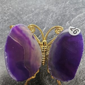 Agaat Vlinder mini Paars nr.26