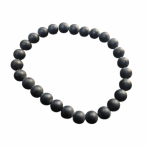 Agaat Zwart Herenarmband 21cm