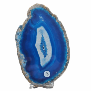 Agaat schijf Blauw nr. 3