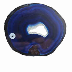 Agaat schijf Blauw nr. 1
