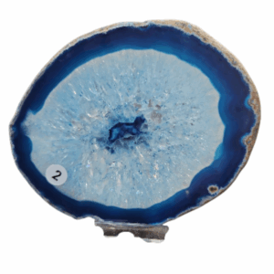 Agaat schijf Blauw nr. 2