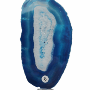 Agaat schijf Blauw nr. 6