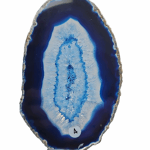 Agaat schijf Blauw nr. 4