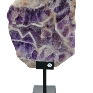 Chevron Amethist 1006gram nr.3 25cm hoog