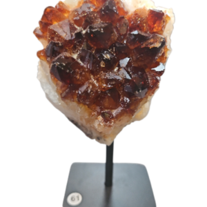 Ruwe citrien op standaard 763 gram nr. 61