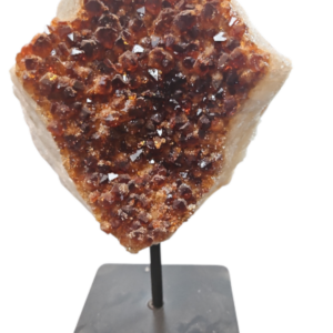 Ruwe citrien op standaard 1166gram nr. 76