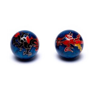 Meridiaankogels Draak & Phoenix donkerblauw