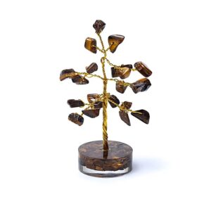 Edelsteenboom tijgeroog 8cm