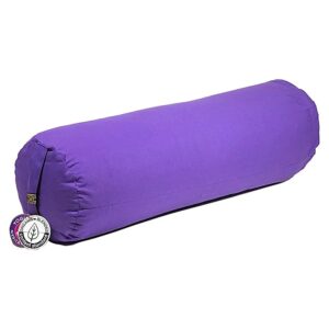 Bolster rond violet biokatoen (OCS)