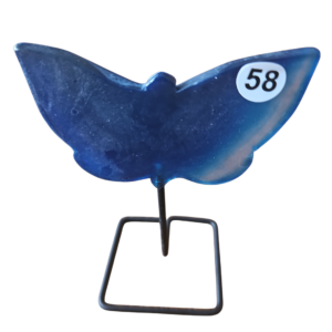 Agaat Vlinder mini op standaard nr. 58