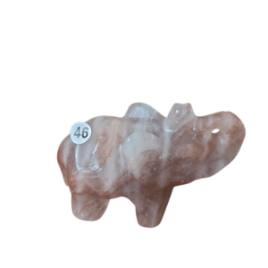 Olifant Aardbeienkwarts 6 cm hoog, lengte 8.5cm nr. 46