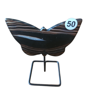 Agaat Vlinder mini op standaard nr. 50