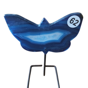 Agaat Vlinder mini op standaard nr. 62