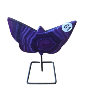 Agaat Vlinder mini op standaard nr. 61