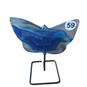 Agaat Vlinder mini op standaard nr. 59