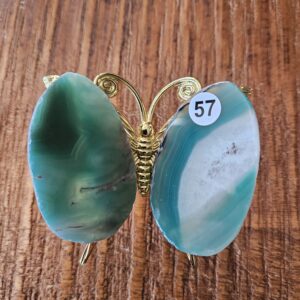 Agaat Vlinder mini Groen nr.57