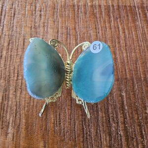 Agaat Vlinder mini Groen nr.61