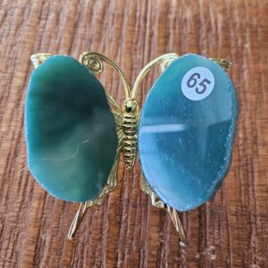 Agaat Vlinder mini Groen nr.65