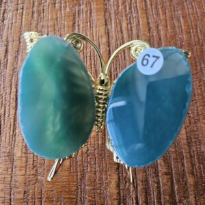 Agaat Vlinder mini Groen nr.67