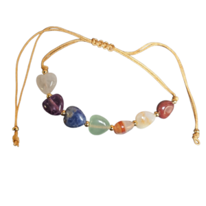 Verstelbare armband Chakra Hartjes 18-23cm