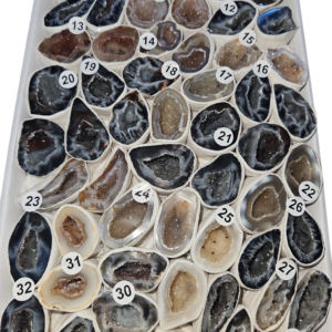 Agaat hele geodes (set) klein