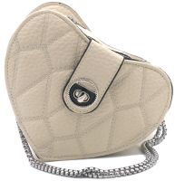 Schoudertas Hart 18x14.5x7.5cm Beige